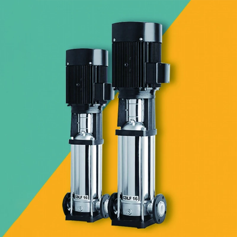 Verticale inline meertrapspomp